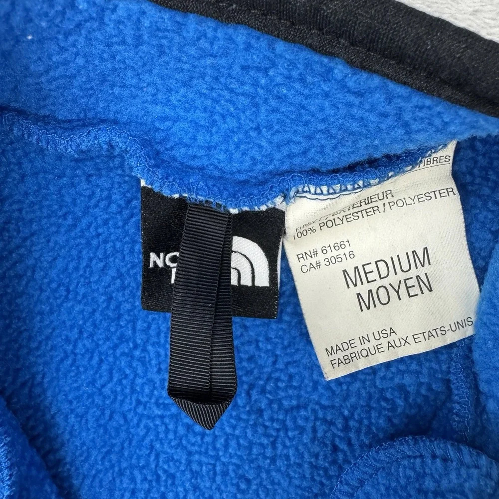 The North Face Fleece Vest Mens‎ Medium Blue USA Made Vintage Outdoor Gorpcore